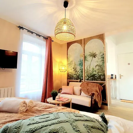 Appartement Creamy Cosy Avec Mezzanine - Gare & Metro